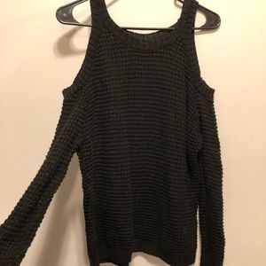 Charlotte Russe Open Shoulder Sweater